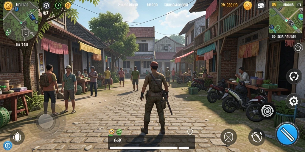 Tampilan gameplay 66K yang menarik dan interaktif.
