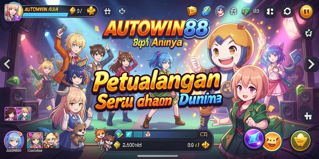Tampilan dari gameplay menarik di AUTOWIN88 dengan karakter anime.