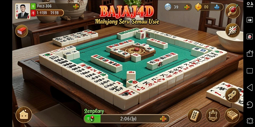 Tampilan screenshot BAJAJ4D dengan gameplay Mahjong yang menarik.
