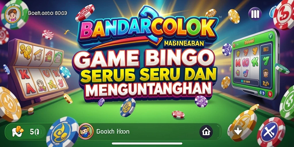 Tampilan gameplay seru di BANDARCOLOK dengan pemain bersaing.
