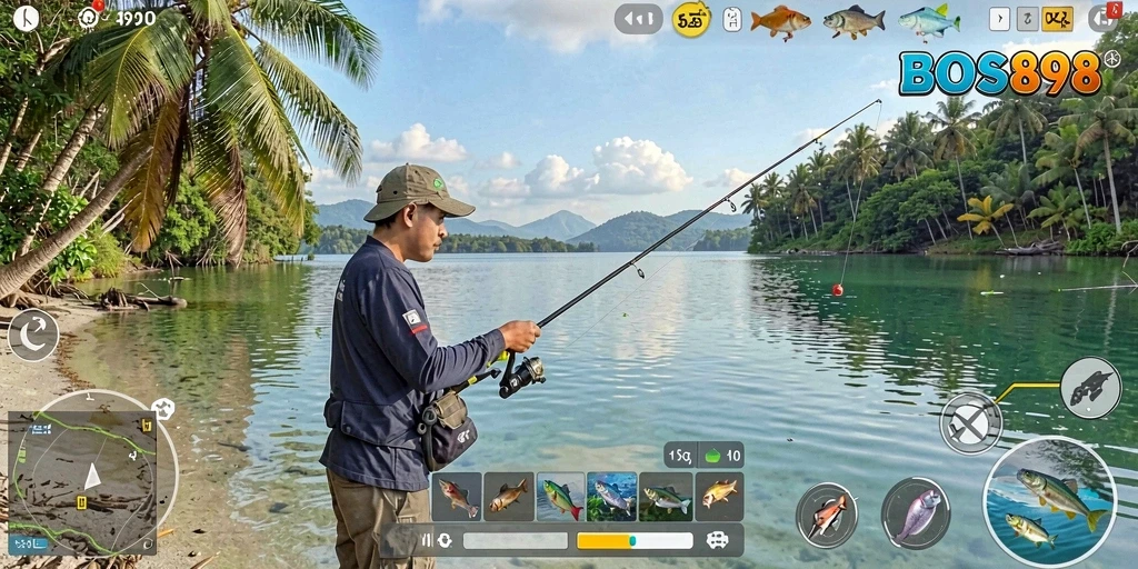 Gameplay menarik dari BOS898 yang menampilkan aksi memancing.