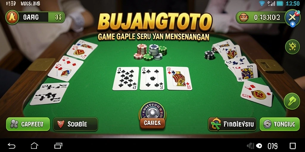 Tampilan menakjubkan dan gameplay Gaple yang seru.