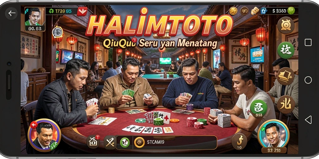 Screenshot gameplay QiuQiu yang menyenangkan di HALIMTOTO.