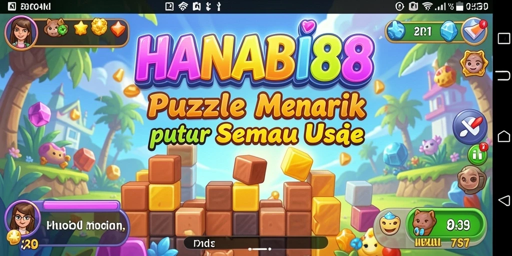 Tampilan gameplay <strong>HANABI88</strong> yang menarik dengan variasi tantangan puzzle.