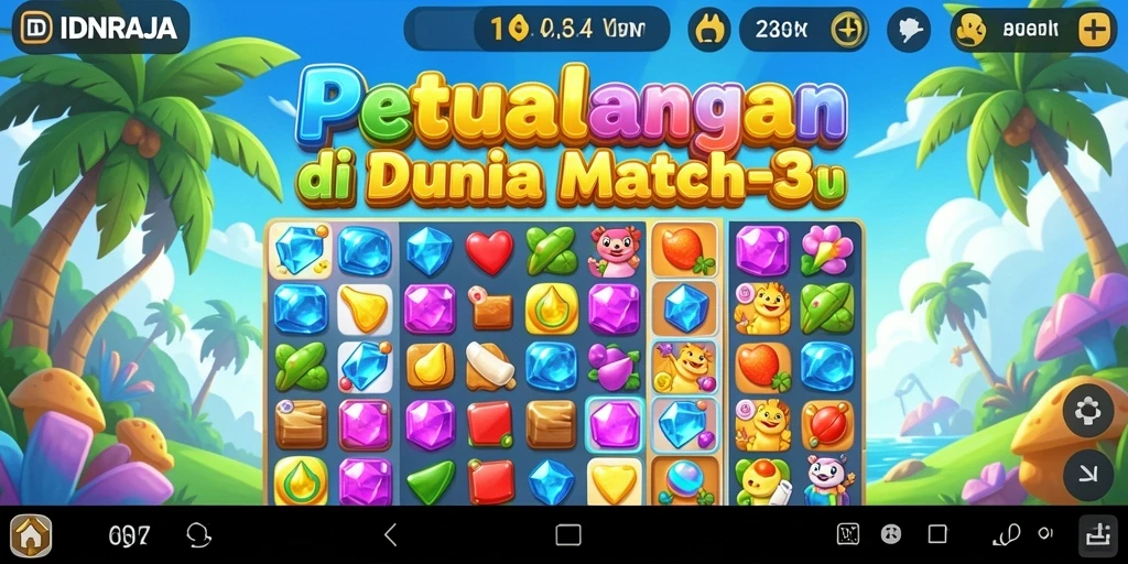Menampilkan gameplay seru dan menantang dari IDNRAJA.