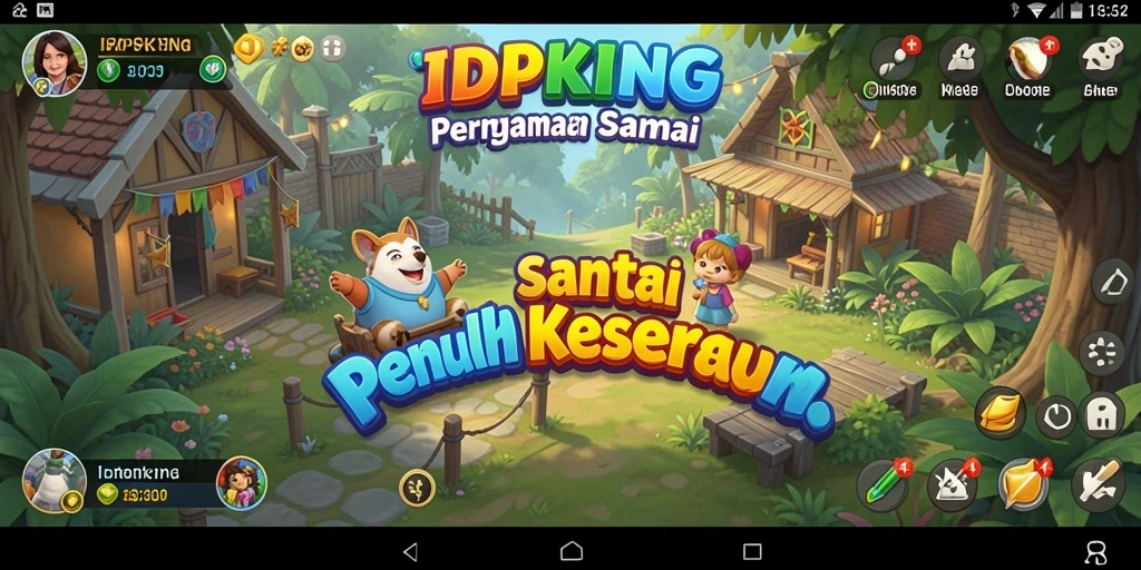 Tampilan gameplay IDPKING yang menarik dan menghibur.