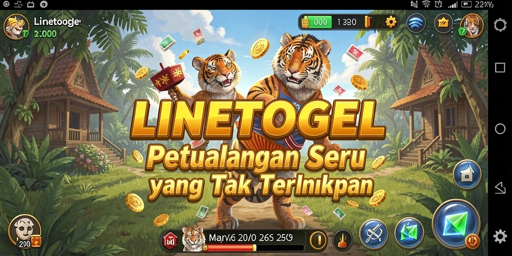 Tangkapan layar gameplay <strong>LINETOGEL</strong> menampilkan aksi petualangan yang menarik.