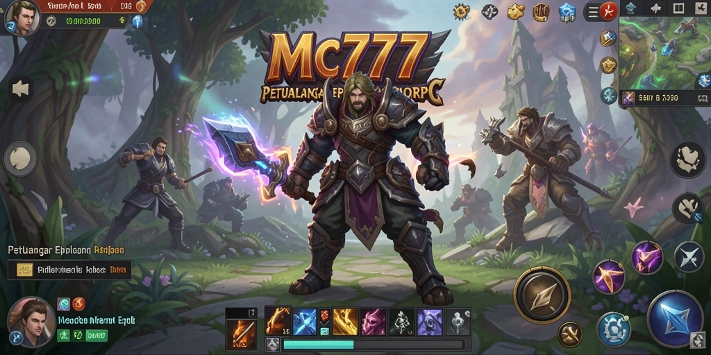 Screenshot gameplay MC777 yang menunjukkan aksi seru dalam MMORPG.