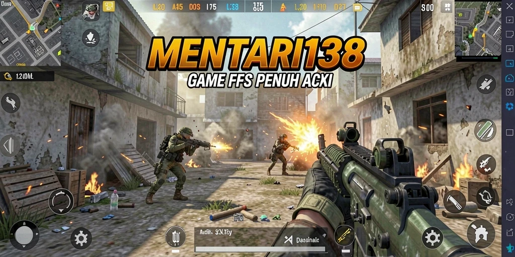 Gameplay seru MENTARI138 dengan aksi tembak-tembakan yang intens.