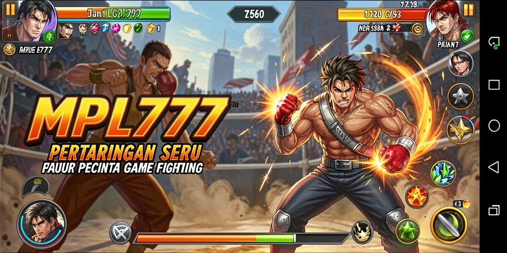 Tampilan menarik dari gameplay seru MPL777 dengan pertarungan dinamis.