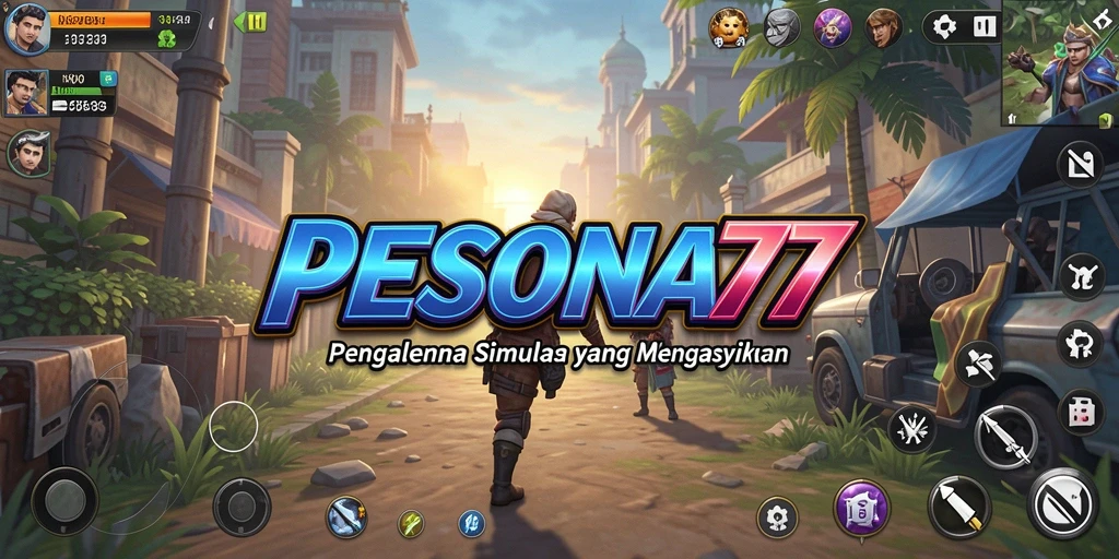 Screenshot utama PESONA77 menampilkan aksi gameplay Simulation yang mendebarkan.