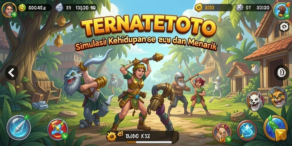 Tangkapan layar dari permainan TERNATETOTO yang memperlihatkan kegiatan simulasi yang menarik.