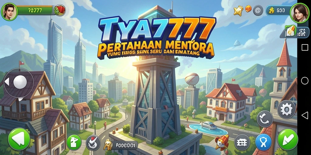 Gameplay TYA777 yang menegangkan dalam pertahanan menara.