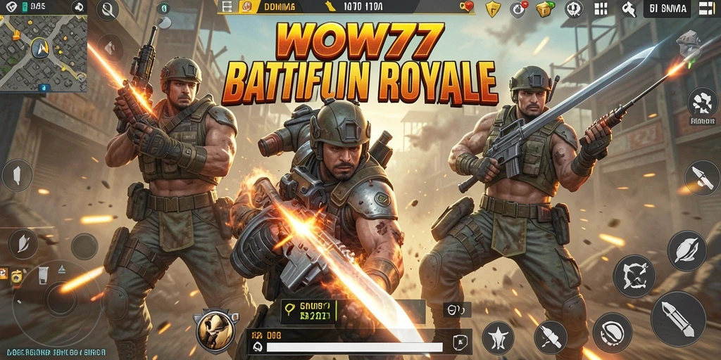 Tampilan screenshot gameplay WOW77 yang intens dan menegangkan.